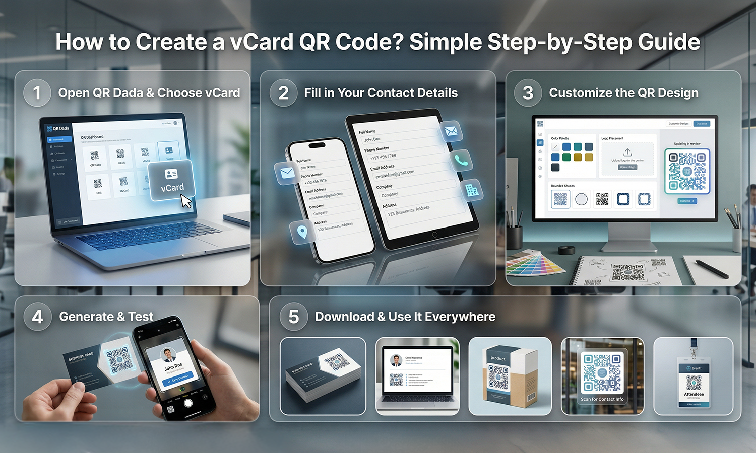 Step-by-Step Guide: How to Create a vCard QR Code That Saves Contacts Instantly