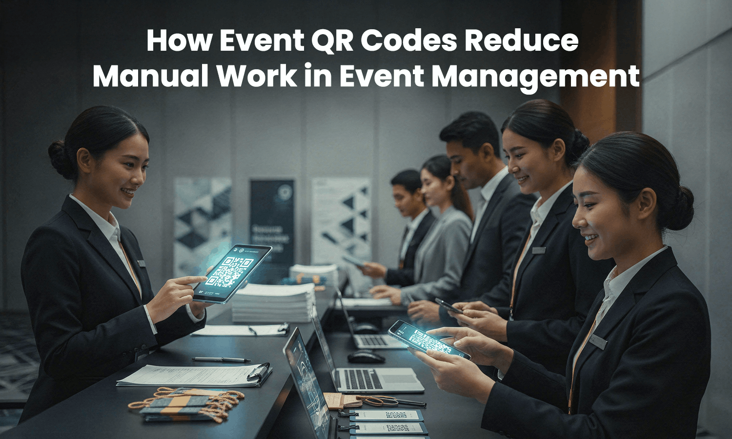 How Event QR Codes Reduce Manual Work in Event Management