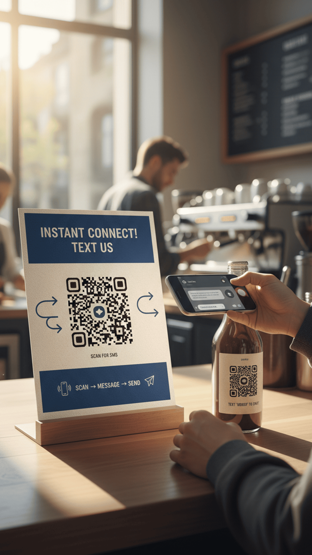 How to Add an SMS QR Code to Posters and Labels